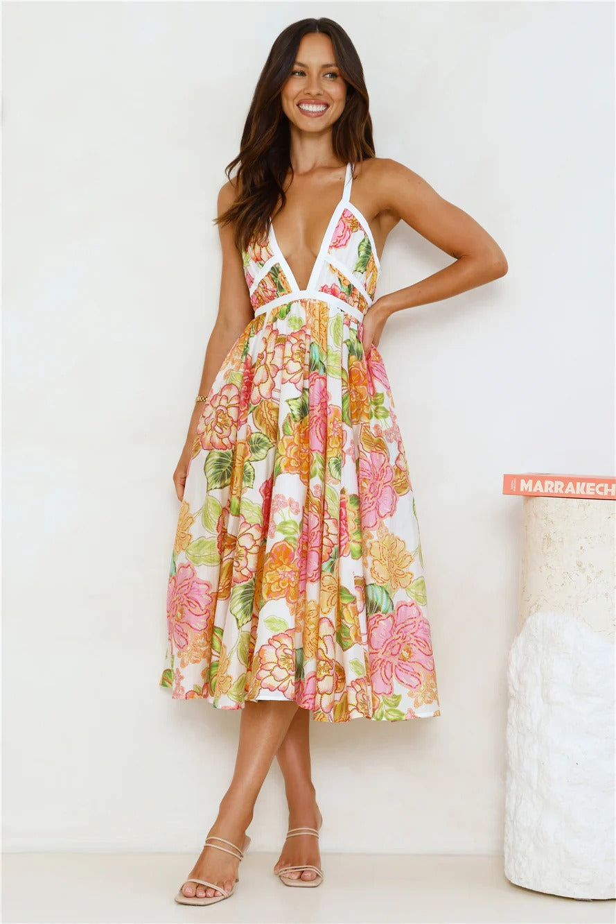 Floral – Boho Chic Vacation Maxi Dress