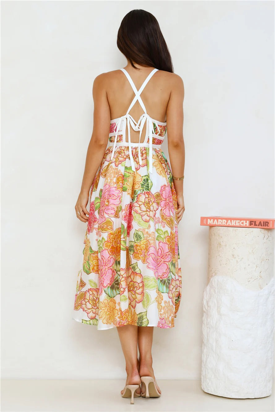 Floral – Boho Chic Vacation Maxi Dress