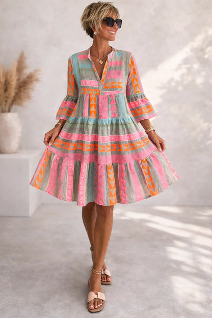 Dahlia | Patchwork Dress