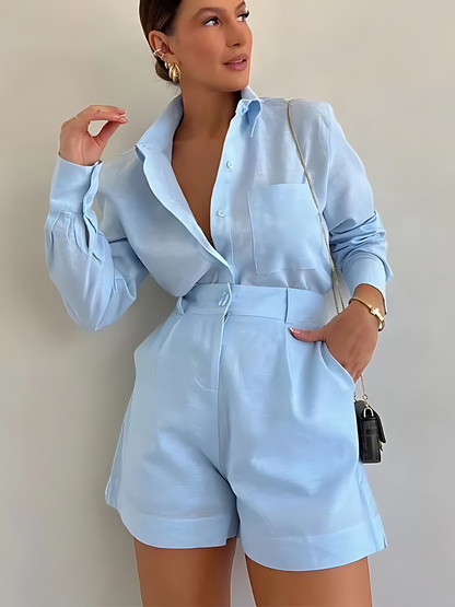 Summer Time Short & Shirt Matching Set