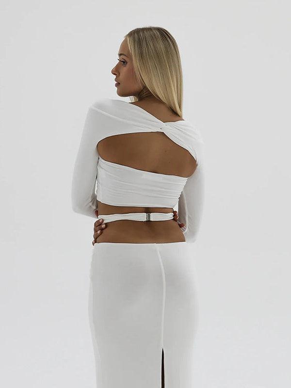 Bandeau Tube Top & Skirt Coord Set