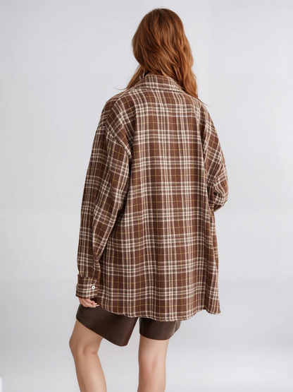 Always Casual Versatile Plaid Polo Shirt