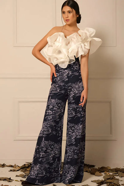 Lace Mesh Retro One Piece Swimsuit