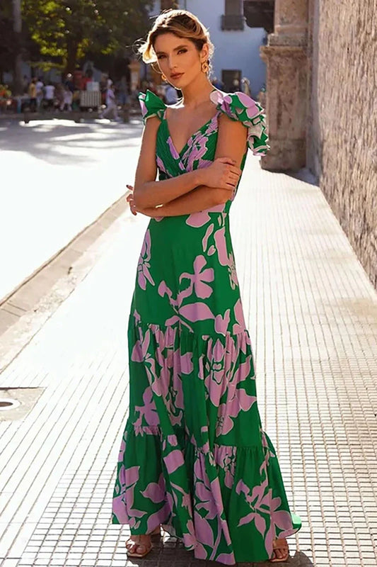 Floral Print Resort Swimsuit Set