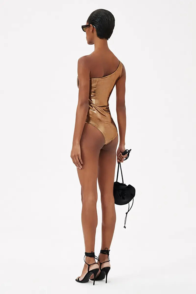 Floral Cutout Swimsuit Set