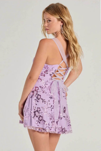 Glam Night Sequin Slip Mini Dress