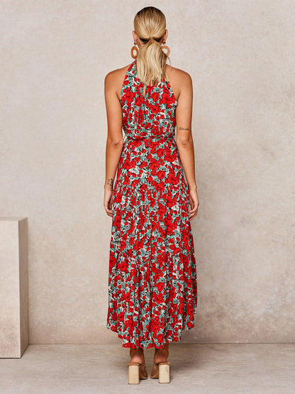 Polka Dot Floral Dress