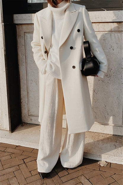 Double Breasted Slim Coat