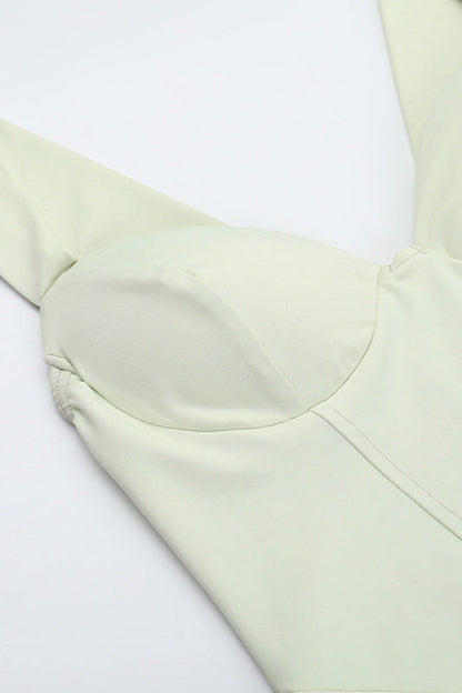 Sexy V-Neck Cami Waist-Cinched Bodycon Party  Dress