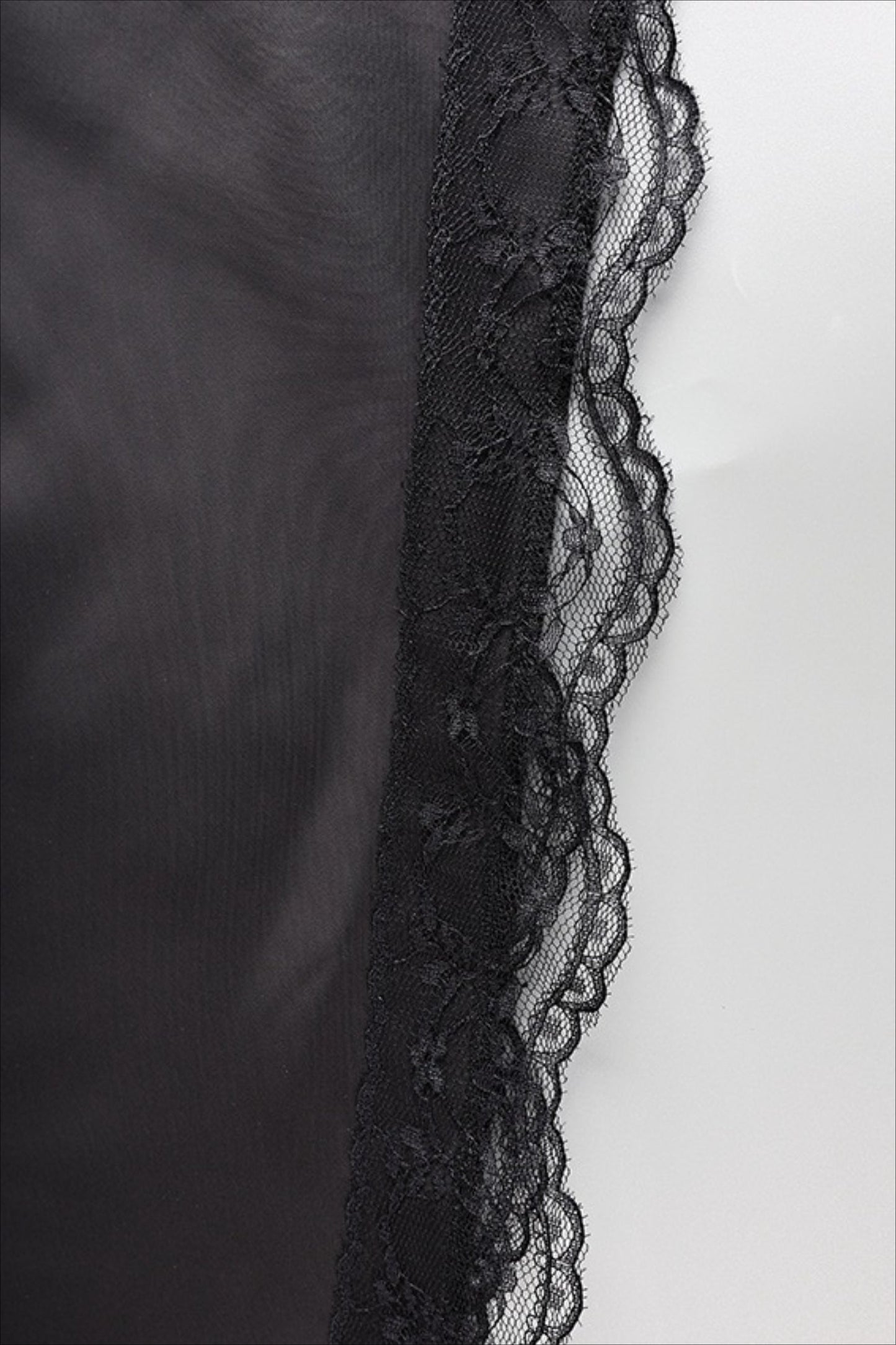 High Waist Lace Panel Slit Office Mini Skirt