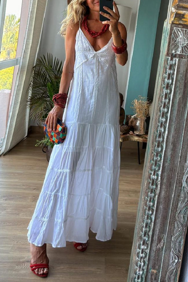 Sicily White Resort Dress