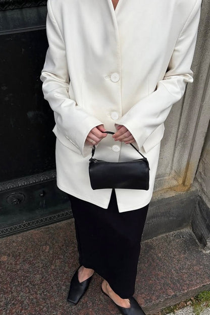 Minimalist V-neck Blazer Jacket