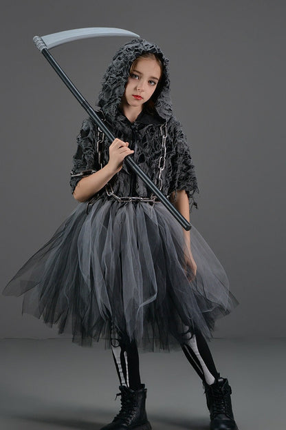 Dark Reaper Tutu Kid Halloween Costume