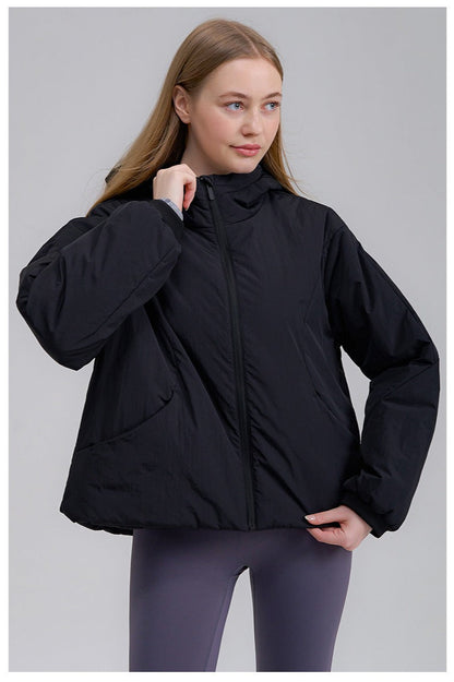 Relaxed Fit Short Puffer Jacket