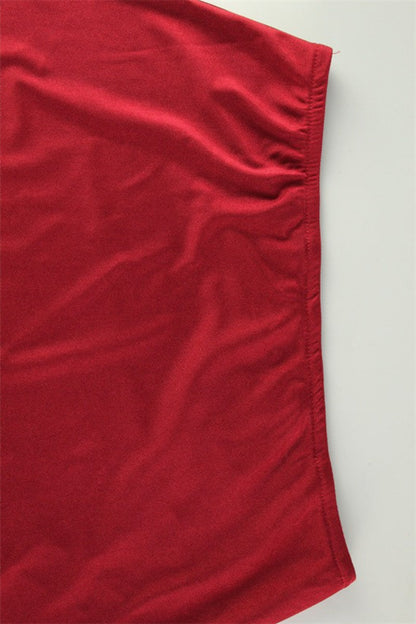 Strapless Crop Top High Waist Bodycon Maxi Skirt Set