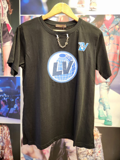 Print Cotton Lycra L V T-Shirt
