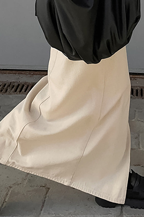 Split Hem Bodycon Maxi Skirt