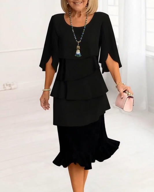 Annalise | Ruffle Dress