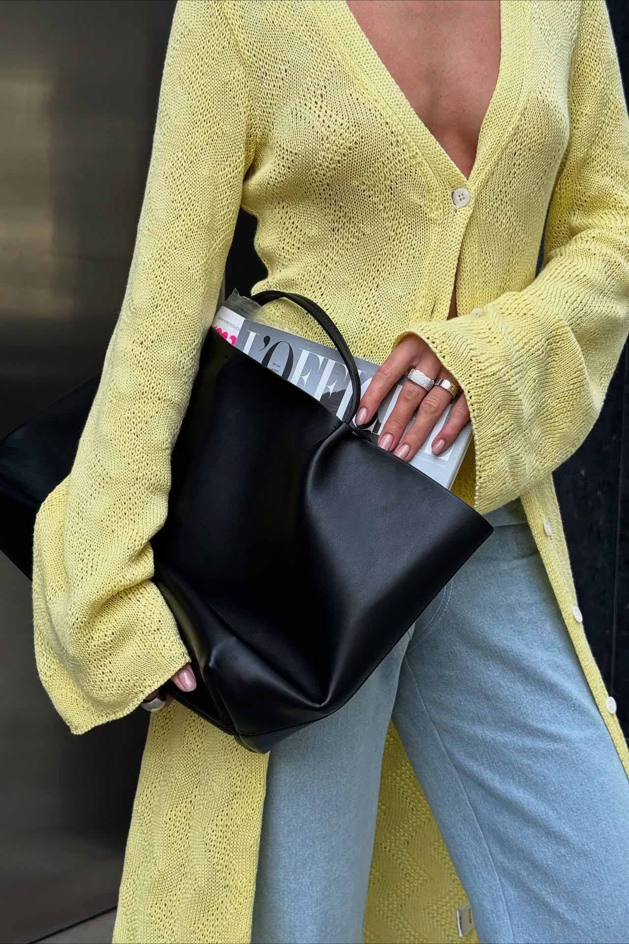 Lazy-Style Christmas Printed Loose Knit Cardigan