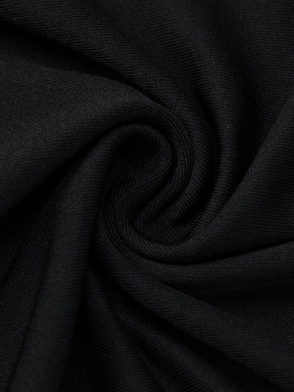 Black Y2k Backless Halter Maxi Dress