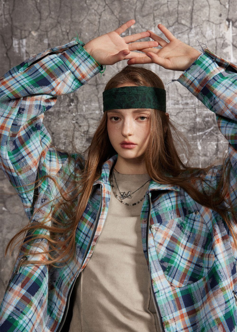 Urban Distressed Plaid Shirt – Effortless Street Style