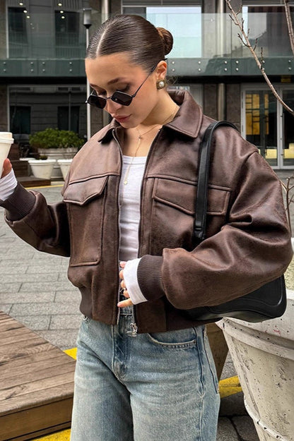 Clean Line Large Pocket Pilot Jacket