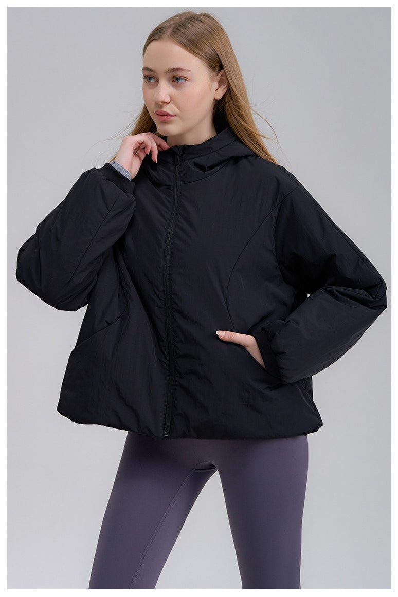 Relaxed Fit Short Puffer Jacket