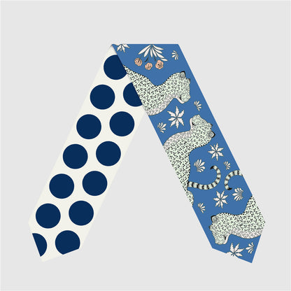The Lila — Silk Skinny Scarf