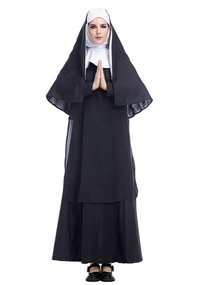 Classic Nun Costume - Women’s Religious Halloween Cosplay Outfit
