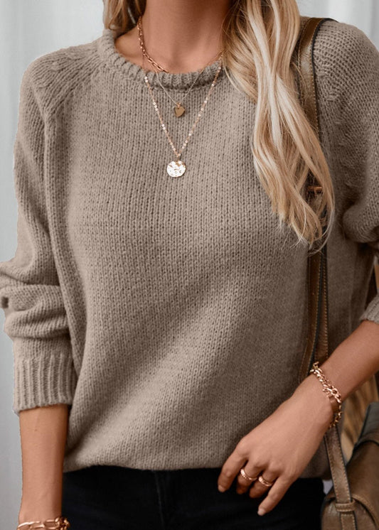Cozy Curling Pullover Sweater