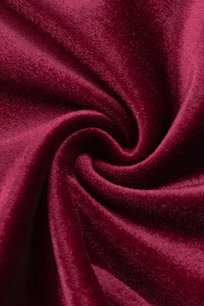 Velvet Bustier Bodycon Skirt Party Dress