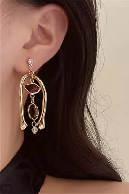 Abstract Dangle Art Earrings