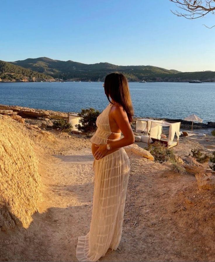 Beatrice | Maternity Bohemian Ruffle Set