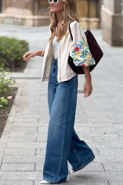 Embroidered Boho Jacket