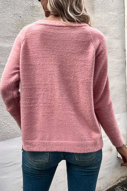 Simple Breasted Cardigan Sweater Jacket