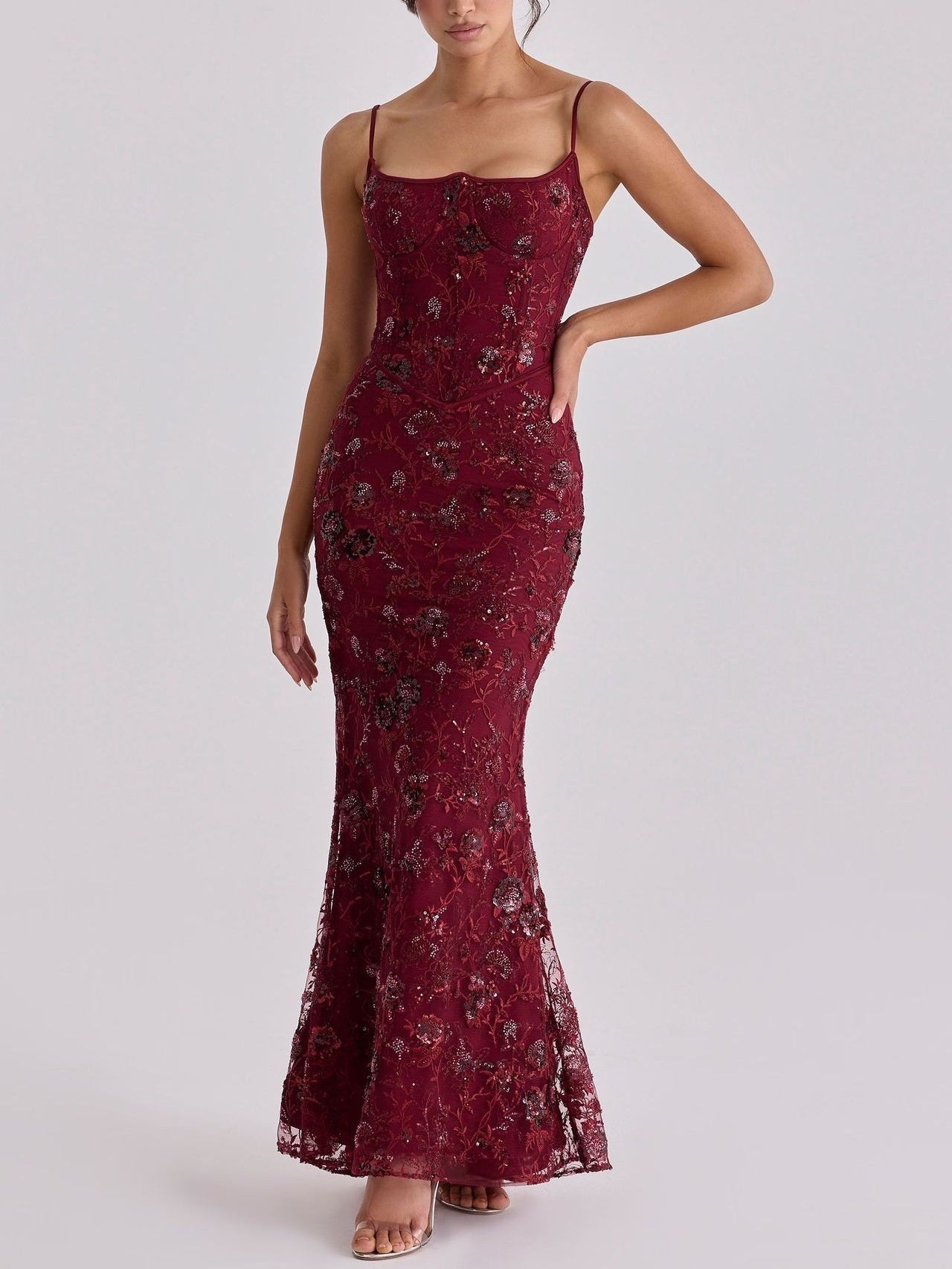 Low-cut Sleeveless Sexy Backless Tie-up Long Dress