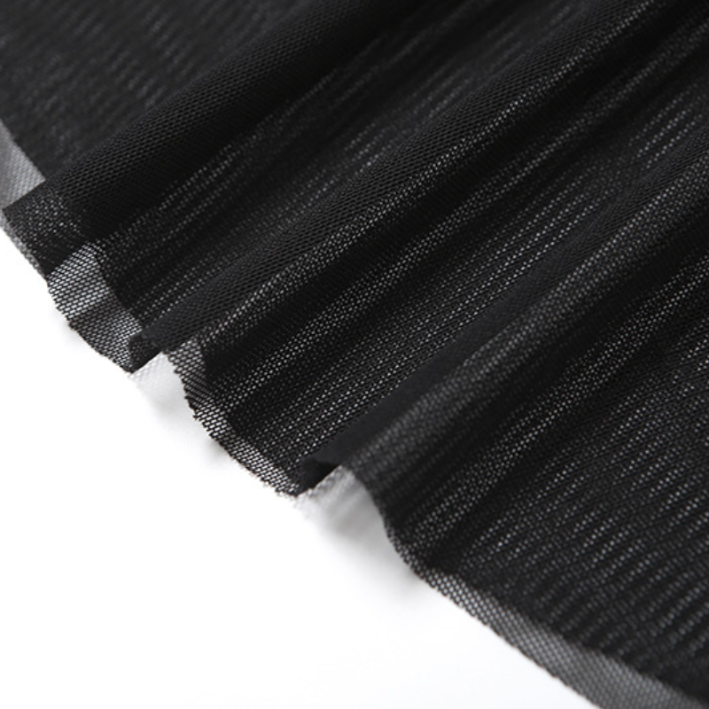 Mesh sweetheart neck solid tube maxi dress