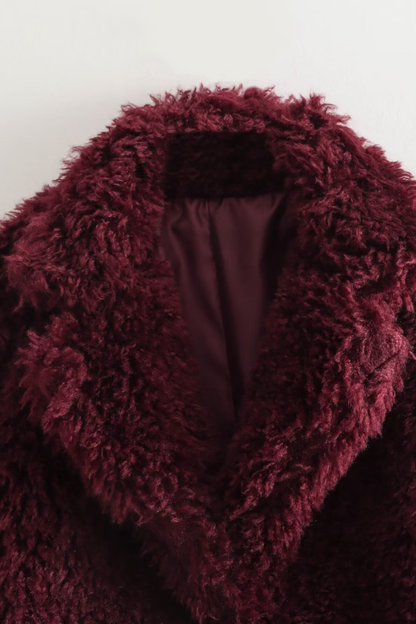 Faux Fur Cropped Jacket