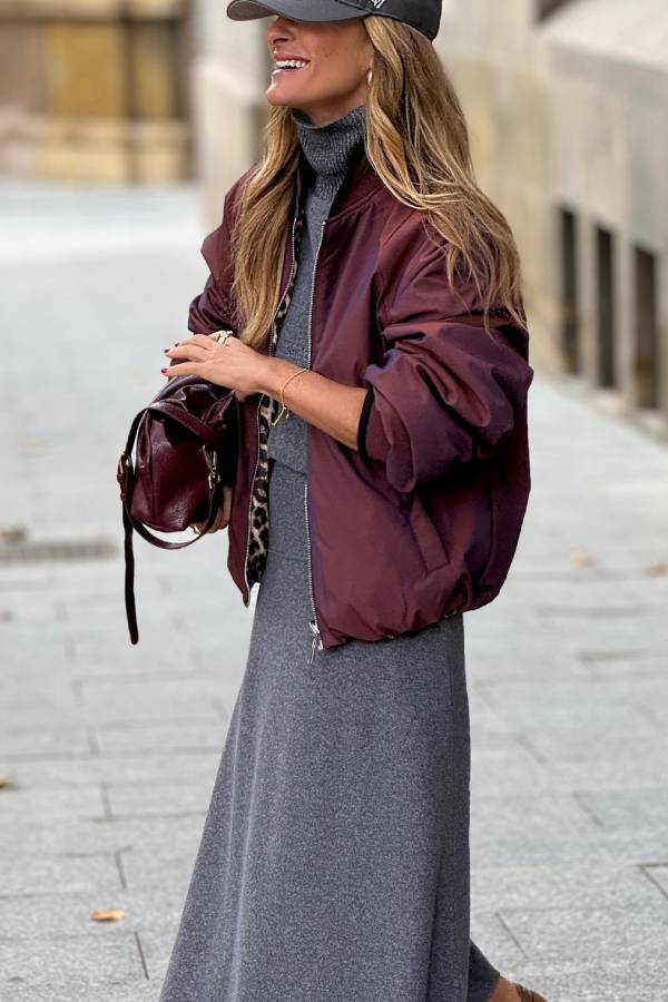 Bourgogne and Leo Bomber Reversible (2 in 1)