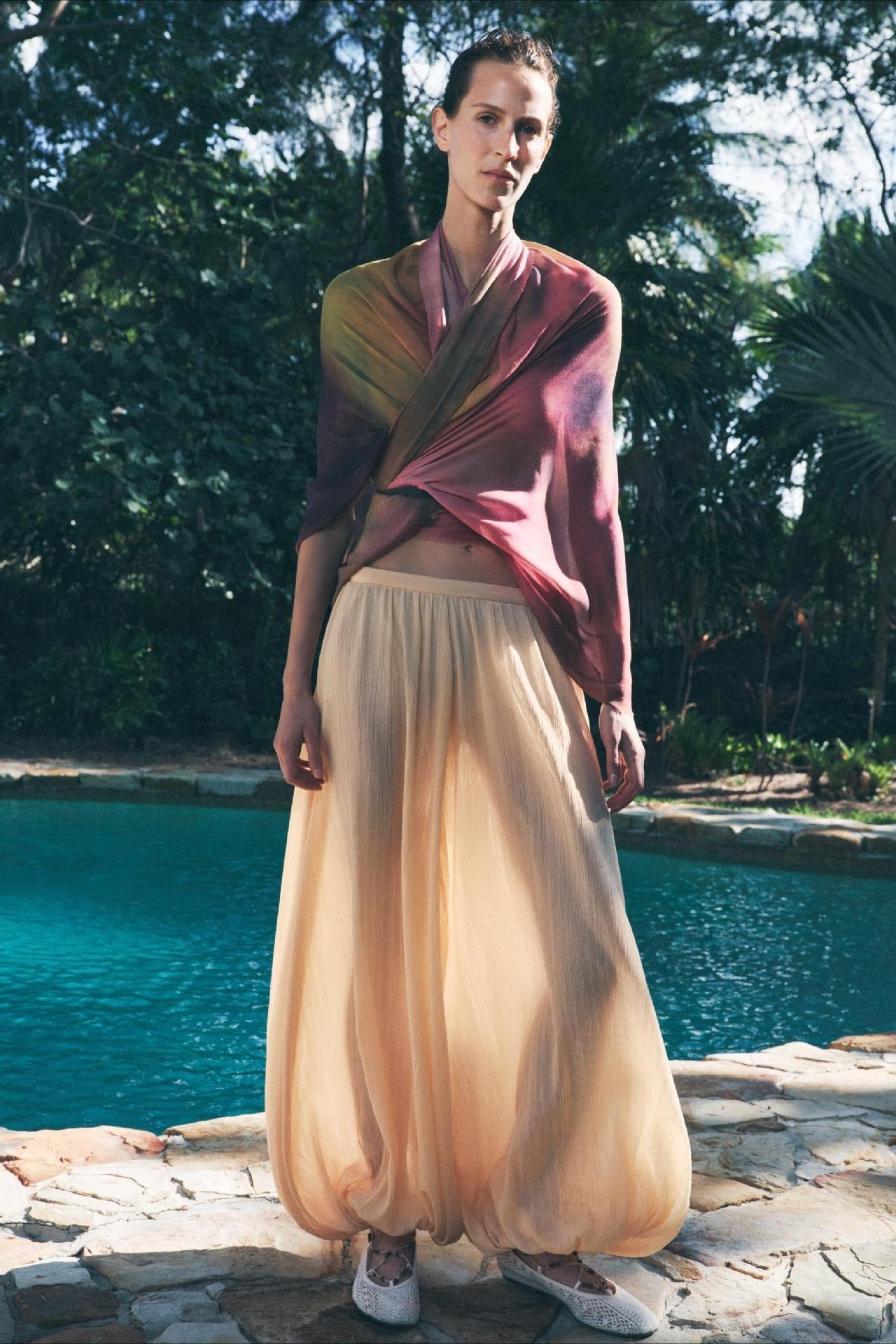 High Waist Pleated Jogger Pants