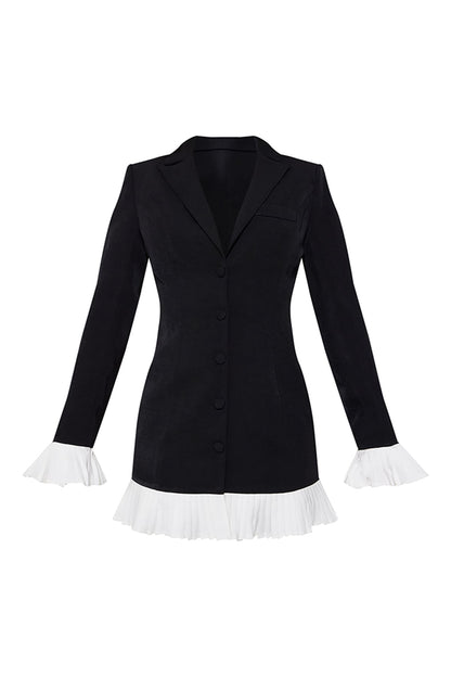 Renee Pleated Blazer Mini Dress