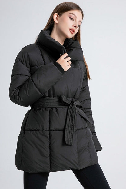 Longline Design Puffer Jacket