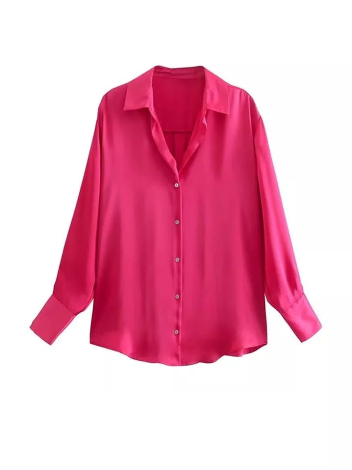 Satin Shirt Plain