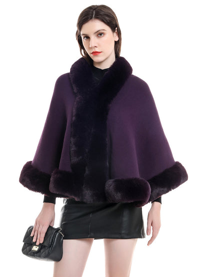 Wedding Cape Faux Fur Shawl Bridal Winter Outerwear