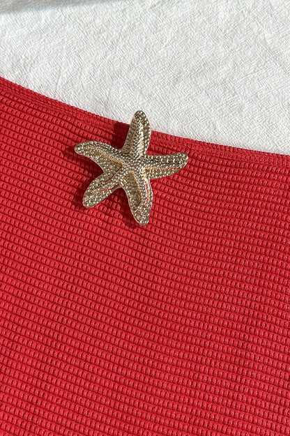 Solid Mesh Maxi Skirt Three Piece Swim Set