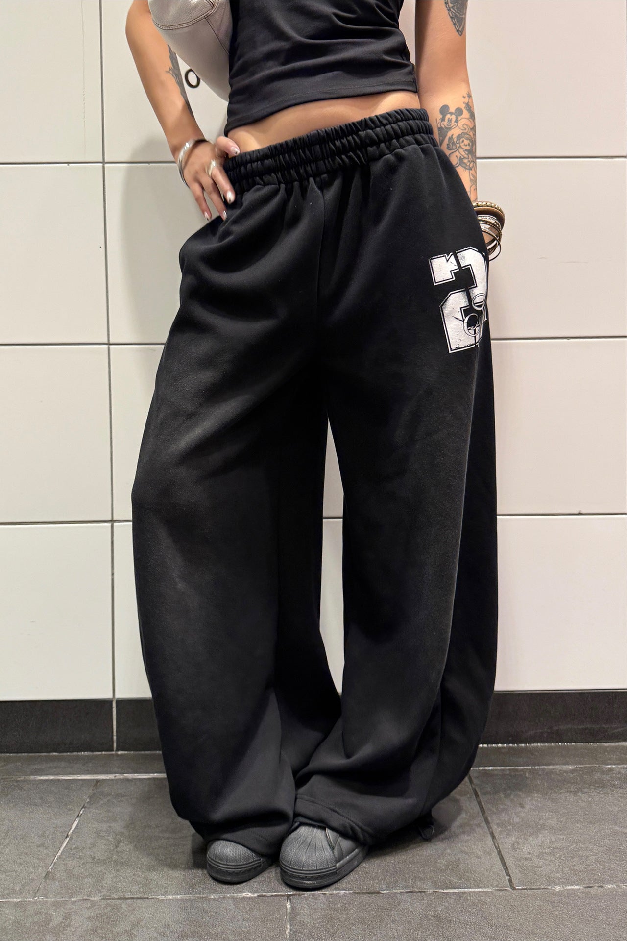 Y2K Oversized Blue Sweat Pant