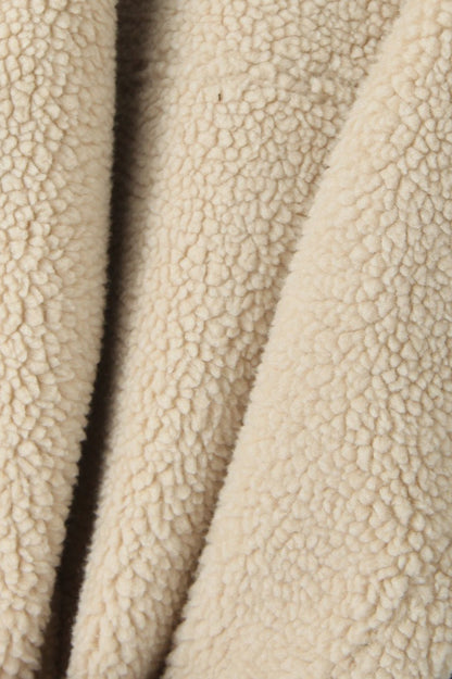 Vintage Patchwork Faux Suede Lapel Long Coat