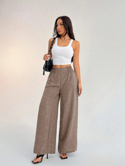 Casual style Straight-leg Pants