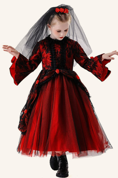 Gothic Ghost Bride Kid Halloween