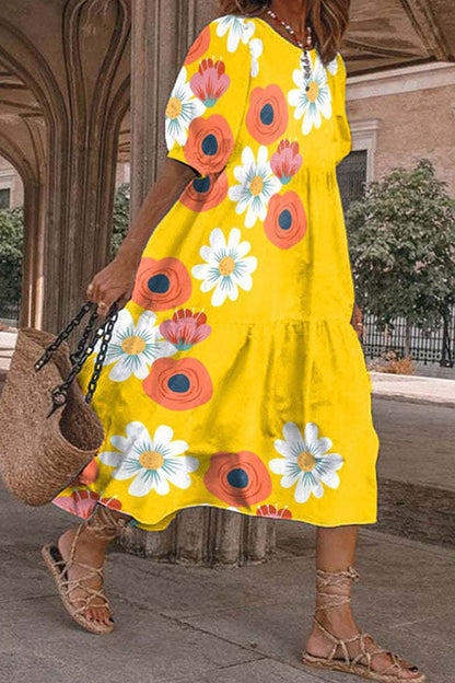 Women's Fashion Long Sleeve Loose Dress